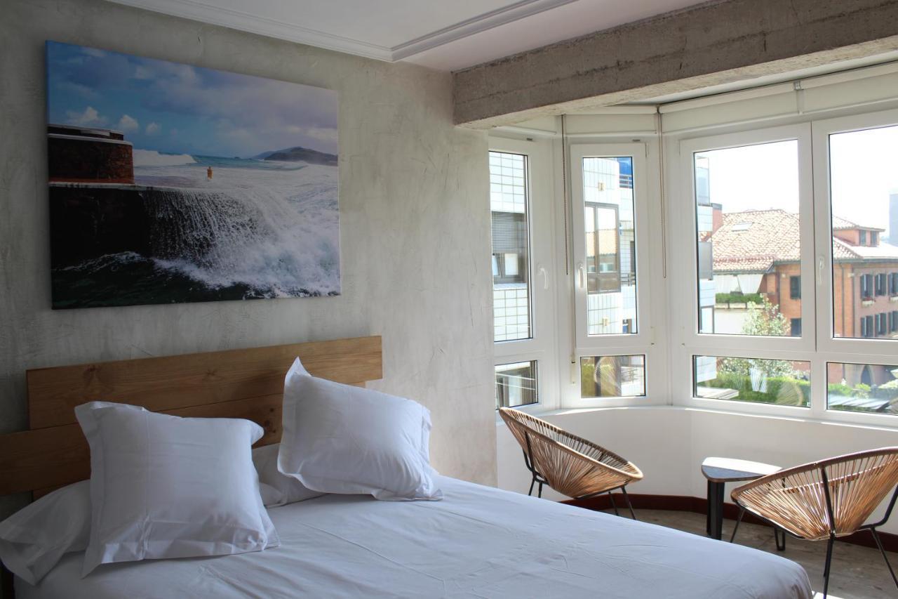 Apartamentos Zarautz Playa, Con Piscina Y Garaje Zewnętrze zdjęcie