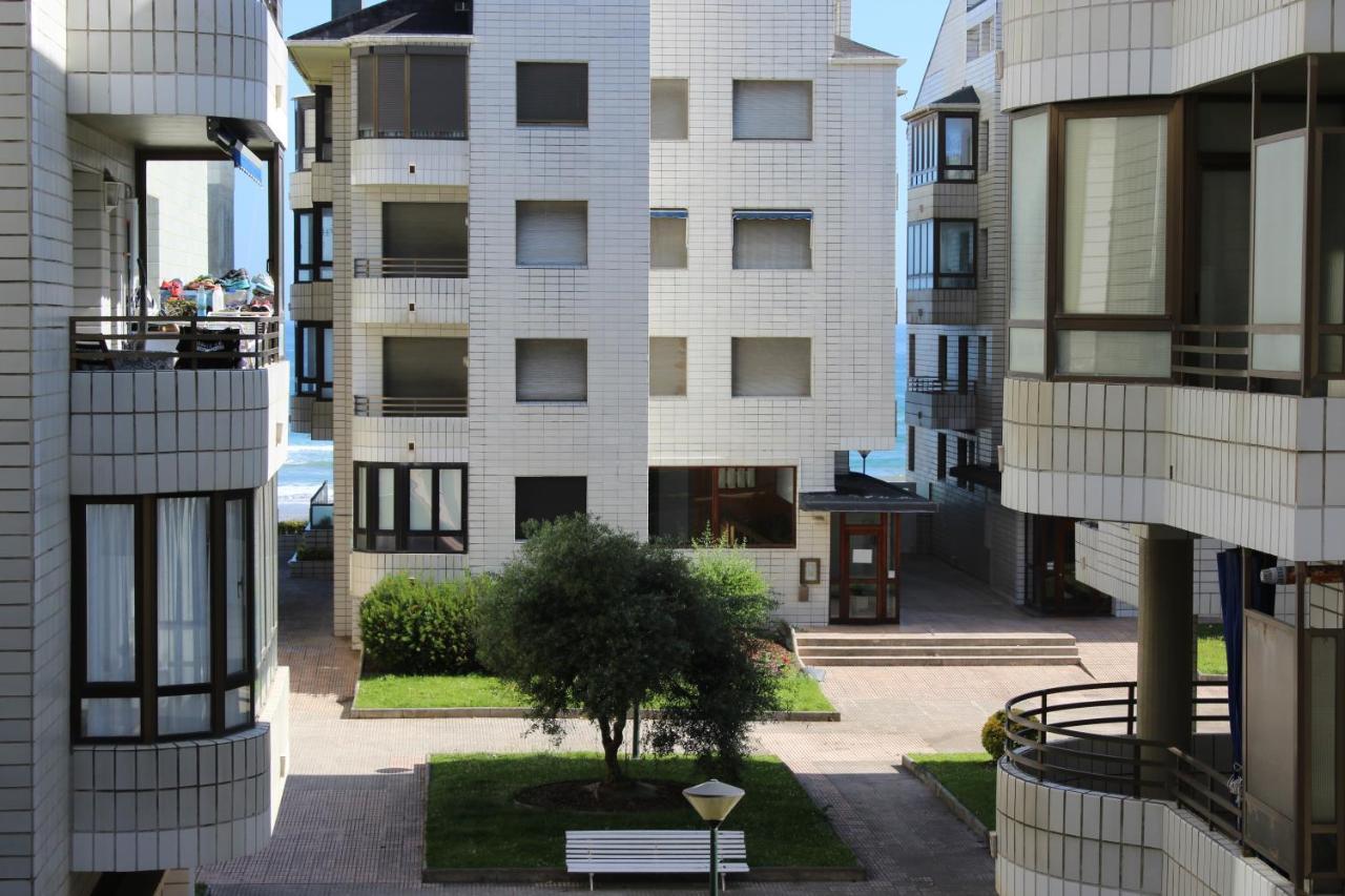 Apartamentos Zarautz Playa, Con Piscina Y Garaje Zewnętrze zdjęcie